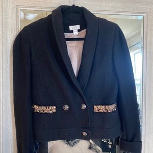 Loft gorgeous jacket with bling on pockets
